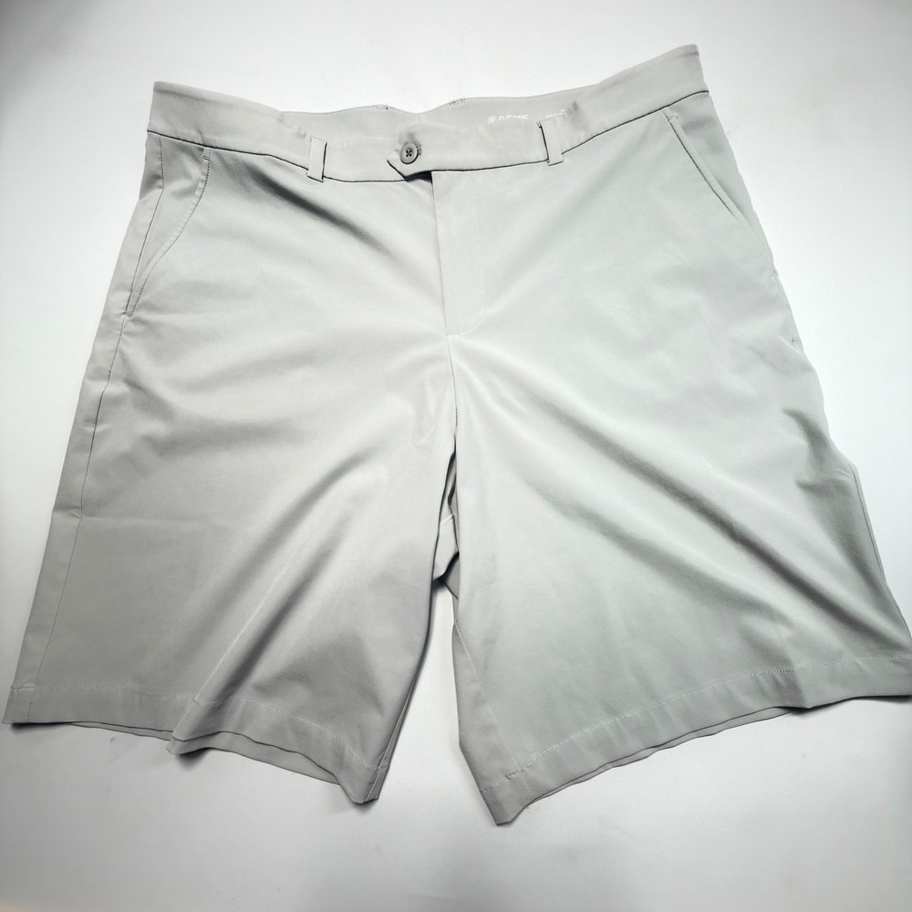 G/FORE Golf Shorts Mens 40 Gray Stretch Performance Flat‎ Front 9" Inseam